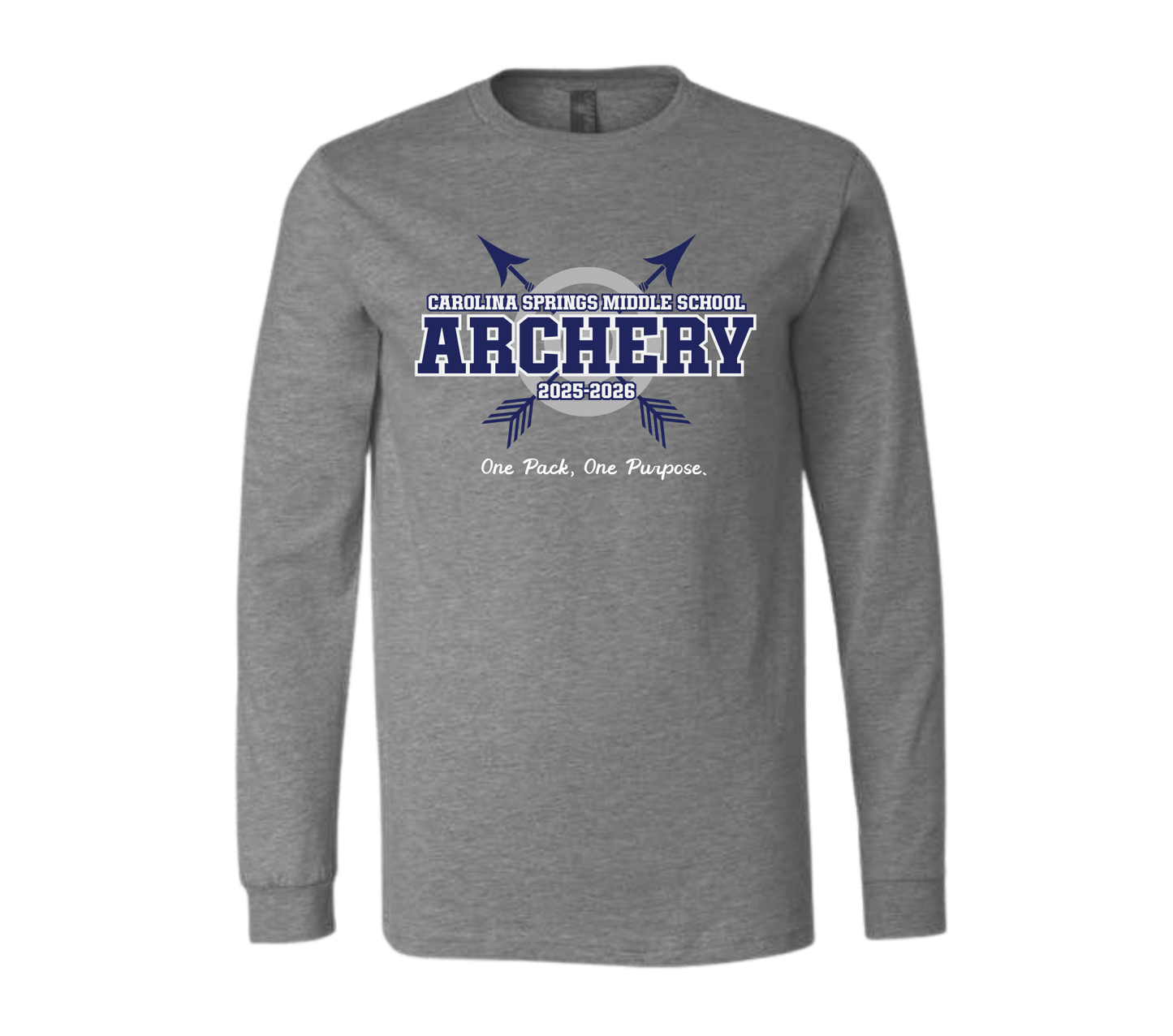 Carolina Springs Middle School Archery Long Sleeve Tee