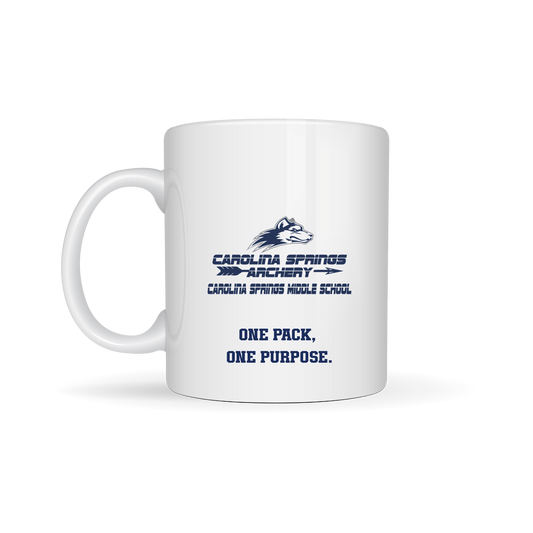 Carolina Springs Middle School Archery Personalized 15oz Ceramic Mug
