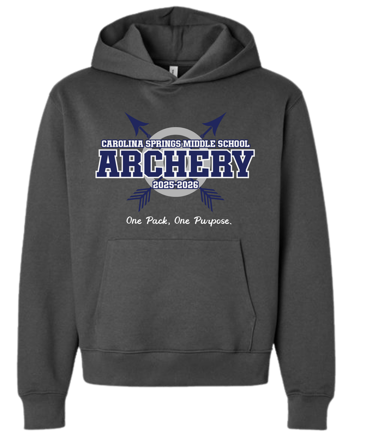 Carolina Springs Middle School Archery Heavyweight Hooded Sweatshirt