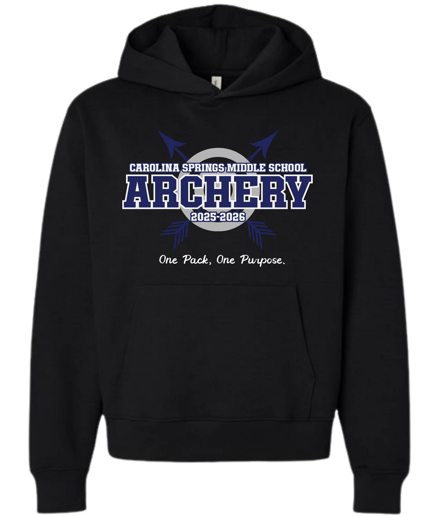 Carolina Springs Middle School Archery Heavyweight Hooded Sweatshirt