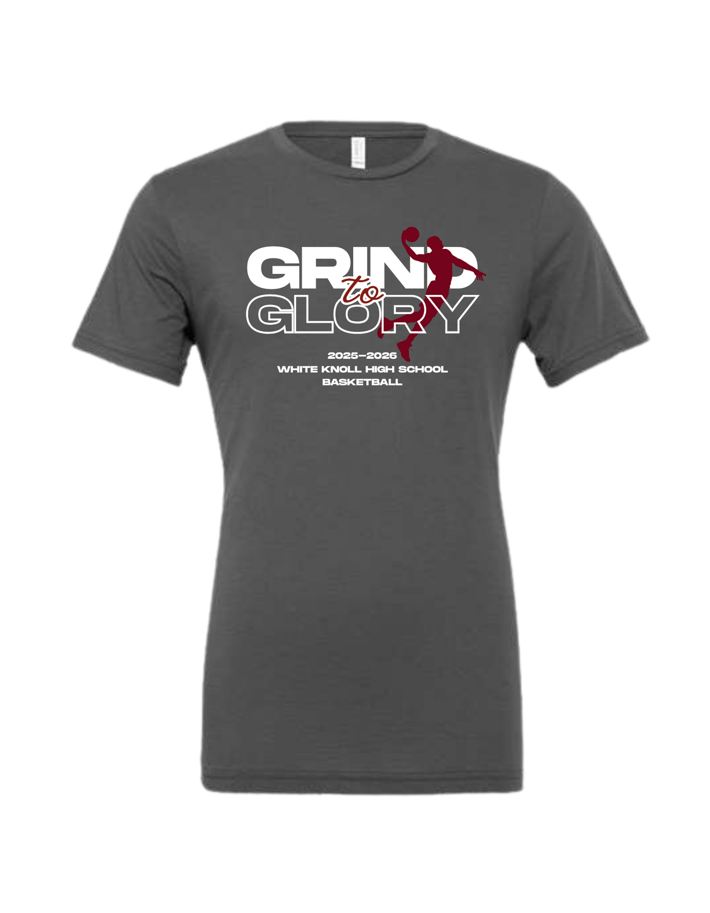 White Knoll High School Basketball "Grind To Glory" - Unisex Tee