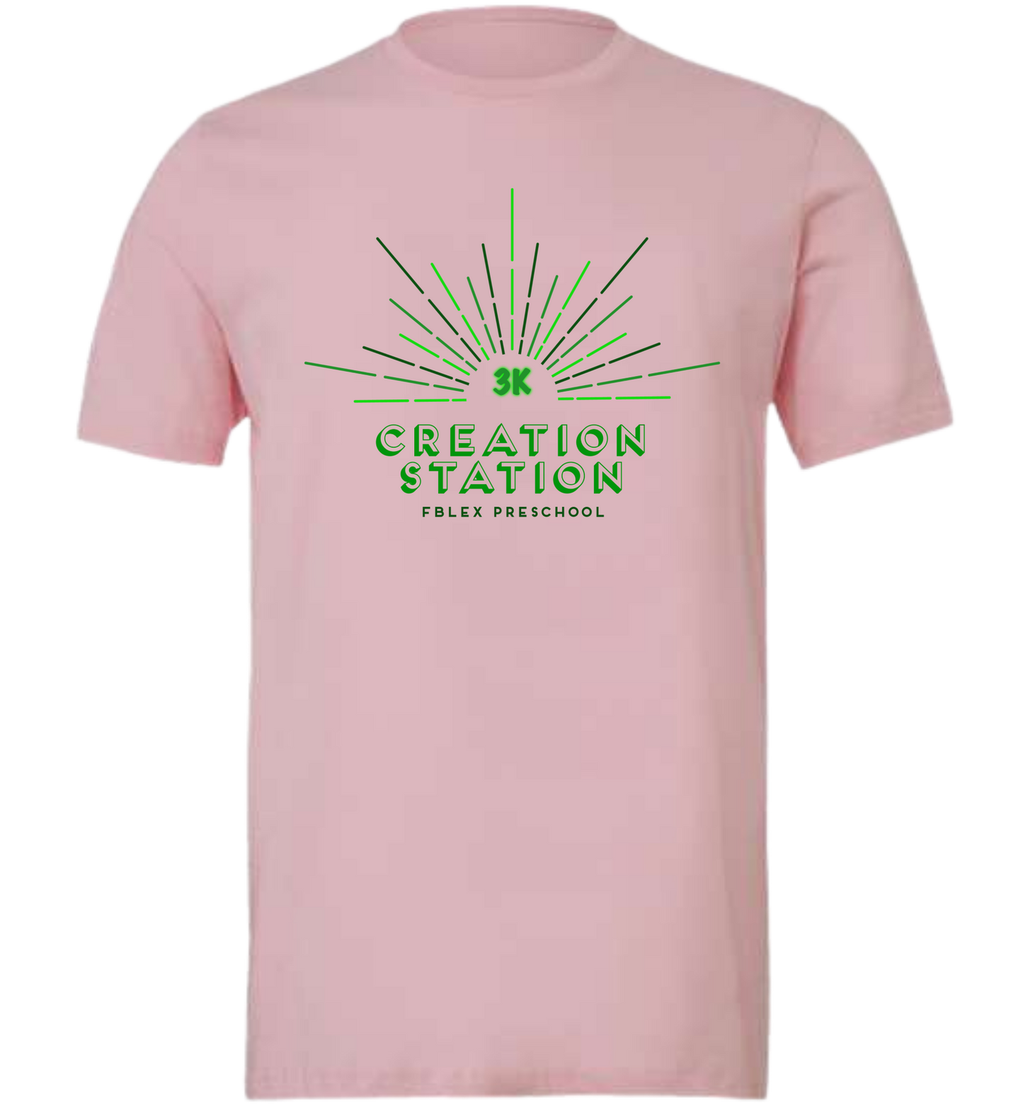 FBLEX Creation Station Toddler, Youth, & Adult GREEN ROOM Themed Tee's