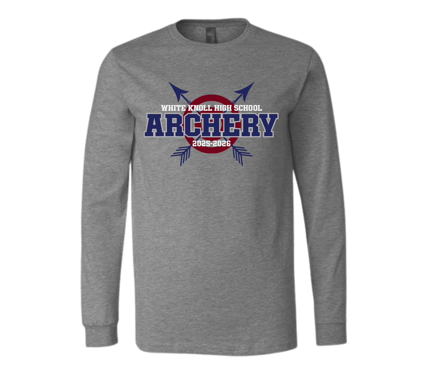 White Knoll High School Archery Long Sleeve Tee