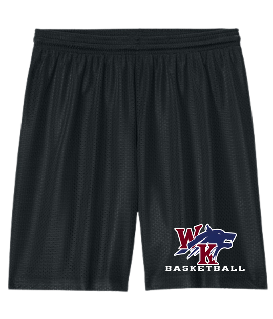 White Knoll High School Basketball Shorts