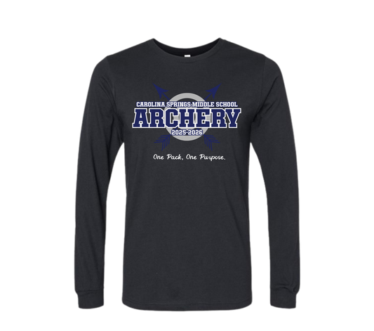 Carolina Springs Middle School Archery Long Sleeve Tee