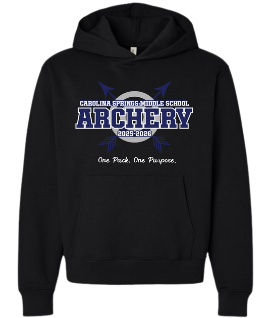 Carolina Springs Middle School Archery Heavyweight Hooded Sweatshirt