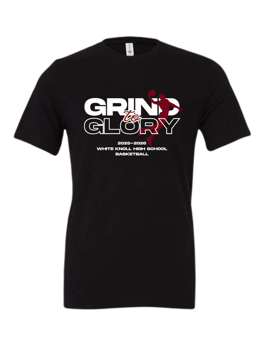 White Knoll High School Basketball "Grind To Glory" - Unisex Tee