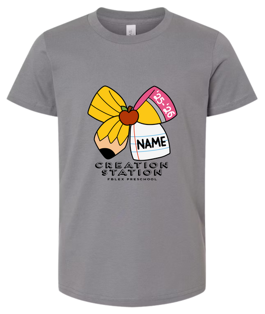 FBLEX Creation Station Youth & Toddler Custom Name Tee's