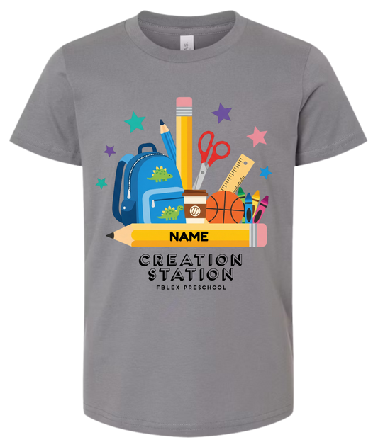 FBLEX Creation Station Youth & Toddler Custom Name Tee's