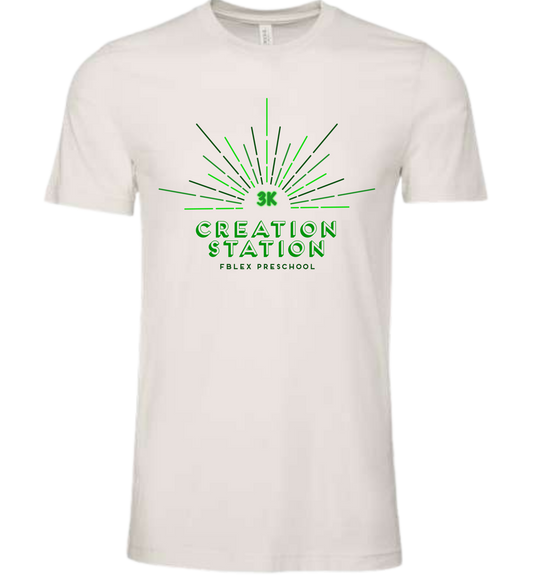 FBLEX Creation Station Toddler, Youth, & Adult GREEN ROOM Themed Tee's