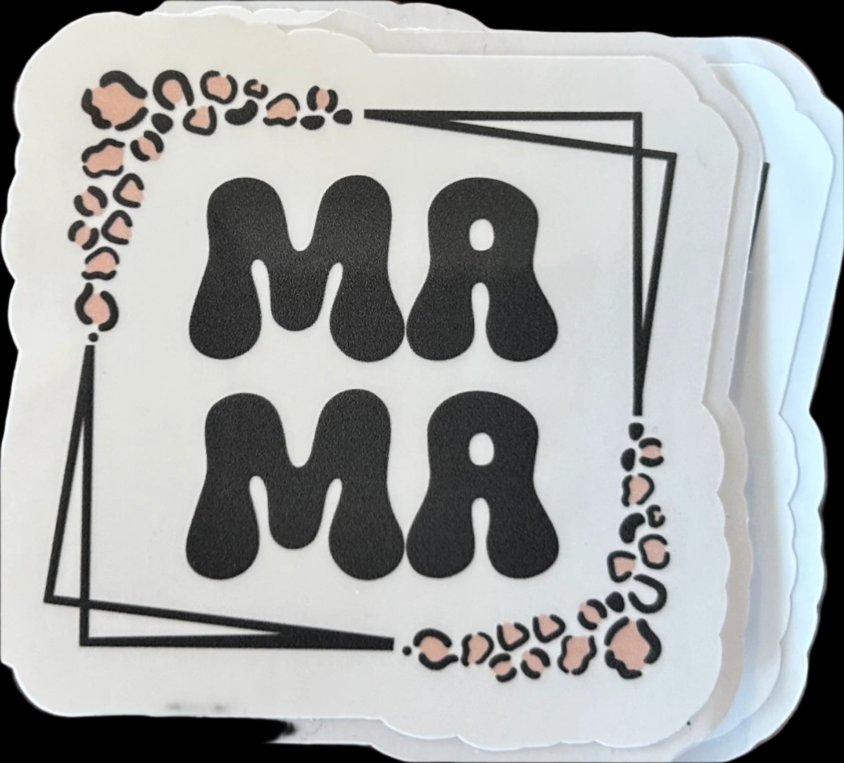 "MAMA" Custom Sticker 3"x2"