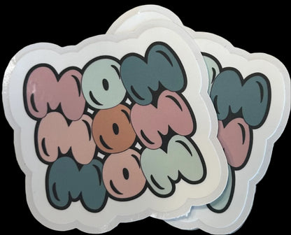 "MOM" Custom Sticker 2.75"x2.5"