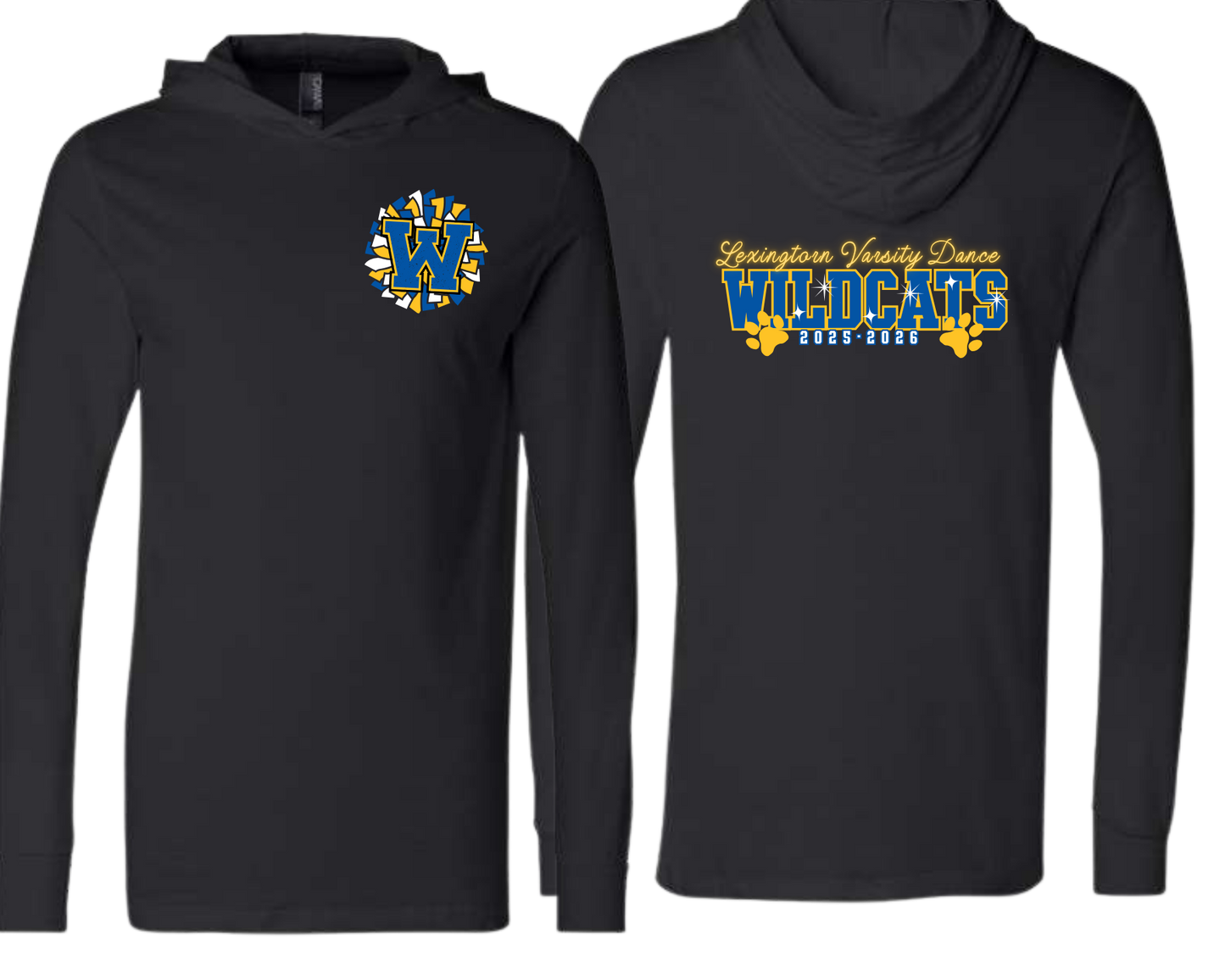Lexington Varsity Dance Long Sleeve Hooded Shirt