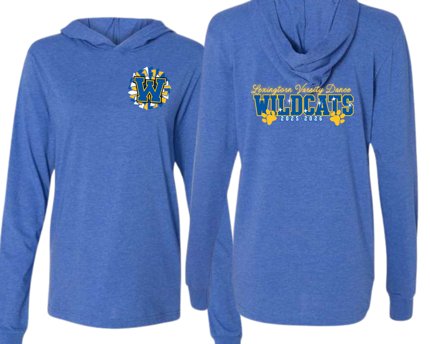 Lexington Varsity Dance Long Sleeve Hooded Shirt