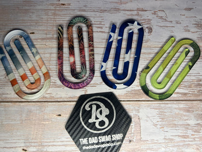 Personalized Teacher Acrylic Paperclip Bookmark - Pack of 3