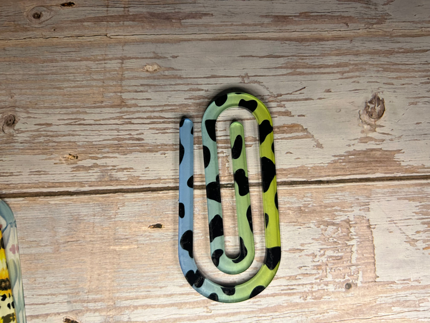 Personalized Teacher Acrylic Paperclip Bookmark - Pack of 3