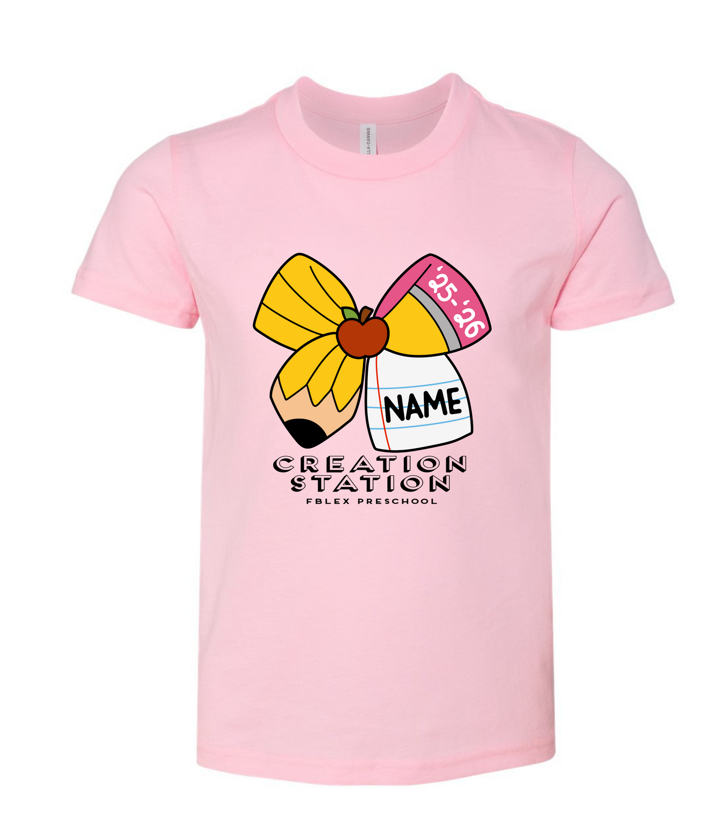 FBLEX Creation Station Youth & Toddler Custom Name Tee's