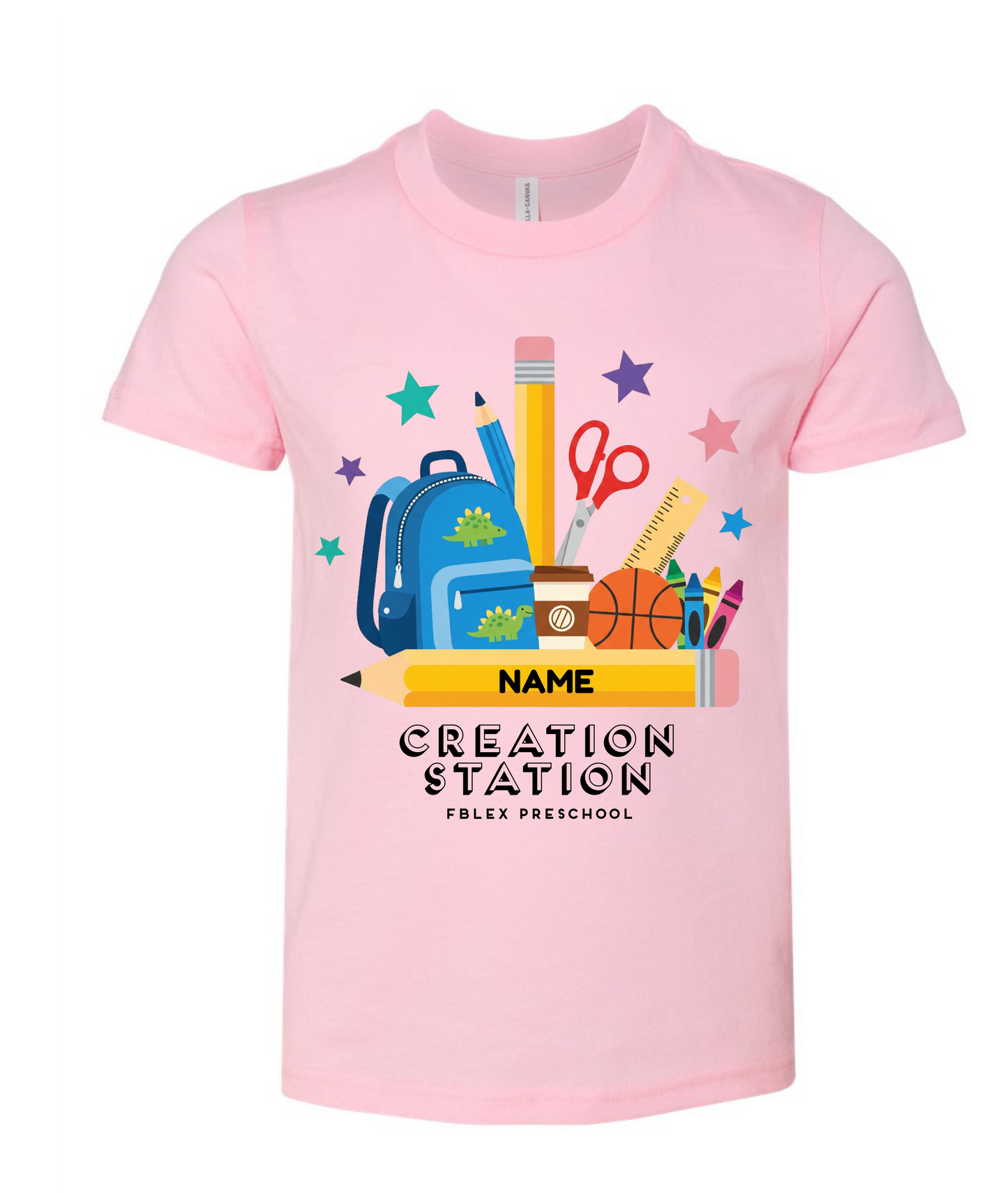FBLEX Creation Station Youth & Toddler Custom Name Tee's