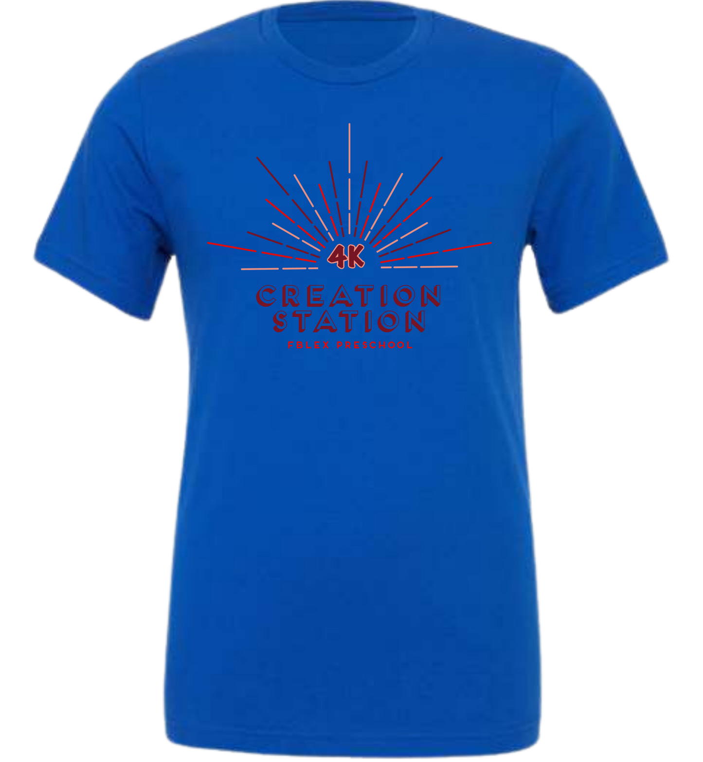FBLEX Creation Station Toddler, Youth, & Adult RED ROOM Themed Tee's
