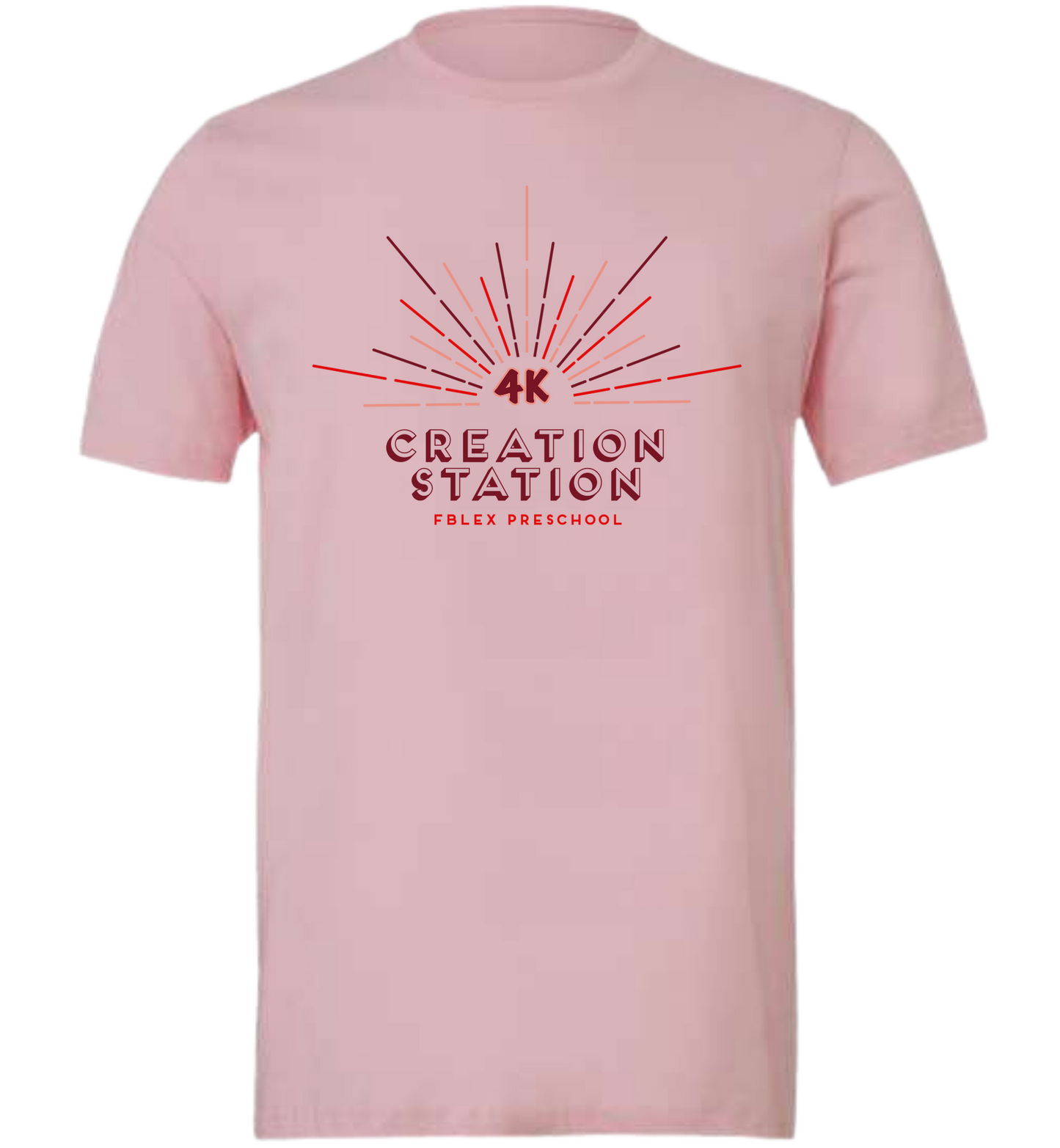 FBLEX Creation Station Toddler, Youth, & Adult RED ROOM Themed Tee's