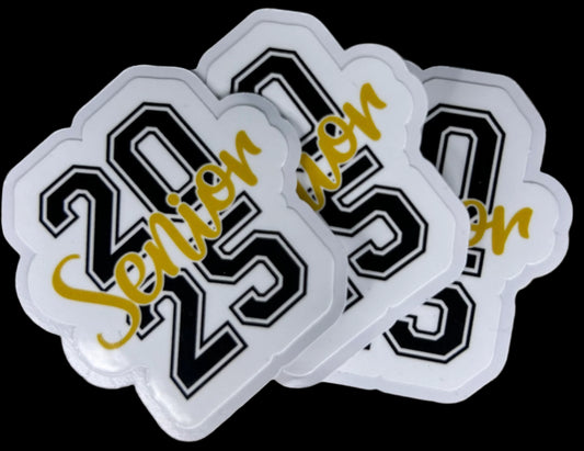"SENIOR 2025" Custom Sticker 2"x1.75"
