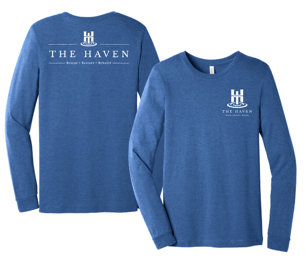 The Haven Unisex Heather CVC Jersey Long Sleeve Tee