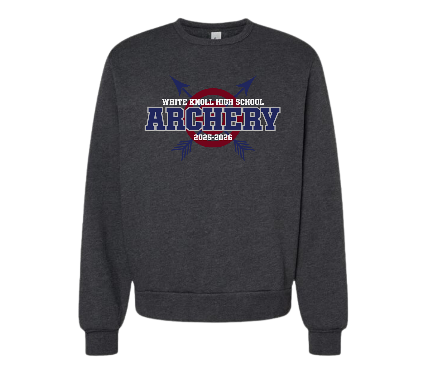 White Knoll High School Archery Crew Neck Sweatshirt