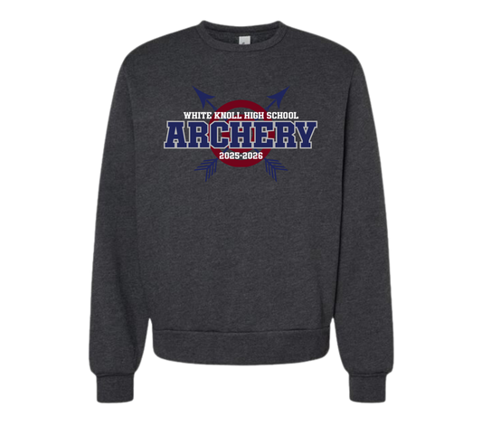 White Knoll High School Archery Crew Neck Sweatshirt