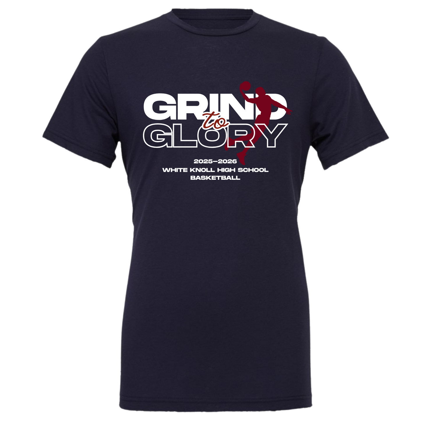 White Knoll High School Basketball "Grind To Glory" - Unisex Tee