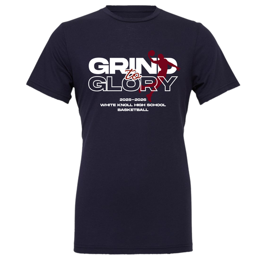 White Knoll High School Basketball "Grind To Glory" - Unisex Tee
