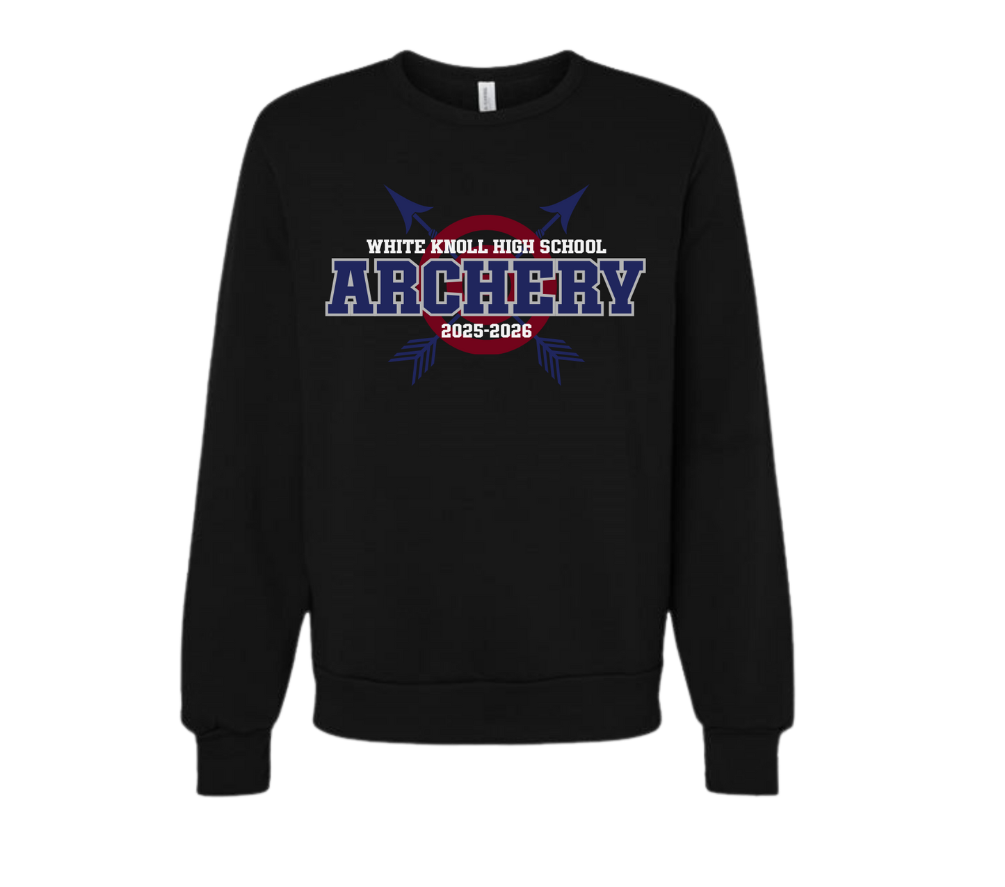 White Knoll High School Archery Crew Neck Sweatshirt