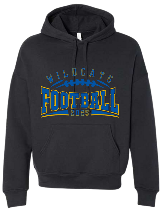 LYFC Wildcats Football Fleece Hooded Sweatshirt