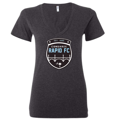 Congaree Rapid FC Women's V-Neck Shirt with FRONT Design options