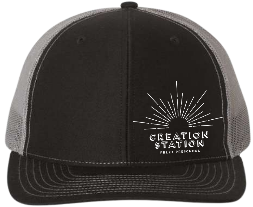 FBLEX Creation Station Richardson 112 Trucker Hat Black/Charcoal