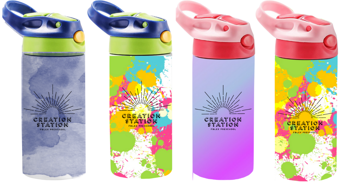 FBLEX Creation Station Kids Water Bottle
